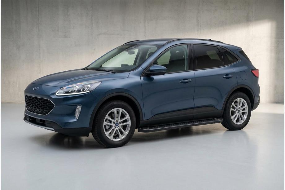 Ford Kuga/Escape 2019– Allmond Black side steps (2 st., aluminium) Image