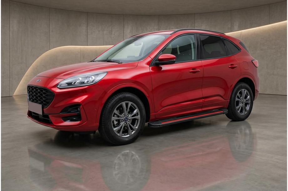 Ford Kuga/Escape 2019– Side steps Maya Red (2 stuks, aluminium) Image