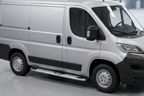 Peugeot Boxer 2006–2025 Mevsim Grey side steps (2 stuks, aluminium) foto 1