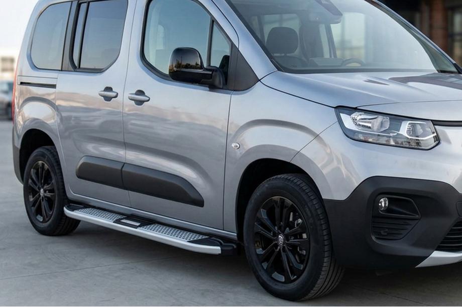 Opel Combo 2019– Mevsim Grey side steps (2 stuks, aluminium) Image