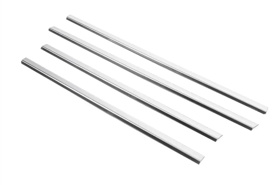 Ford Fiesta 2002–2008 Buitenste raamlijstenset (4-delig, RVS) Foto 5