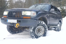 Toyota Land Cruiser 80 1990–1997 Maya V1 zijtreden (2 stuks, aluminium) foto 7