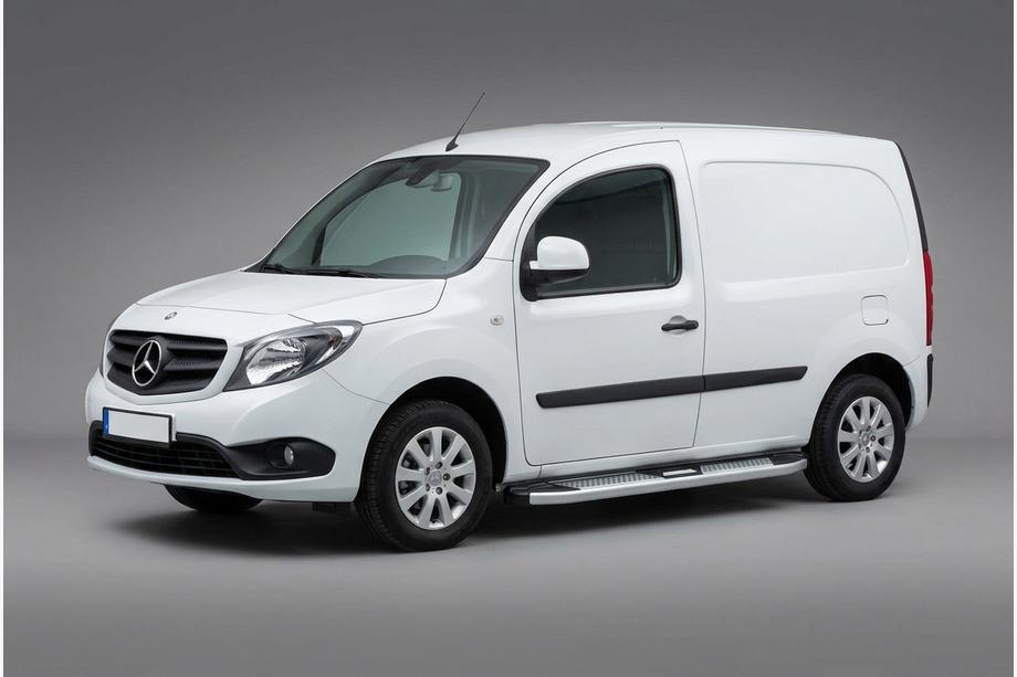 Mercedes Citan 2013–2021 Mevsim Grey side steps (2 stuks, aluminium) Lange wielbasis Image