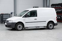 Volkswagen Caddy 2004–2010 Mevsim Grey side steps (2 stuks, aluminium) Maxi basis foto 1