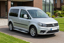 Volkswagen Caddy 2015–2020 Mevsim Grey side steps (2 stuks, aluminium) standaard uitvoering foto 1