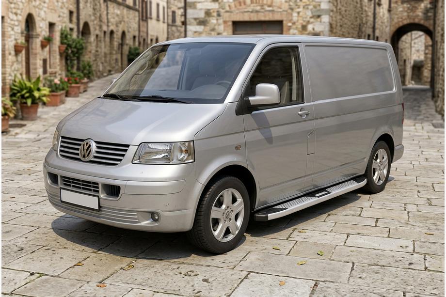 Volkswagen T5 Multivan 2003–2010 Mevsim Grey side steps (2 stuks, aluminium) Lange wielbasis Image
