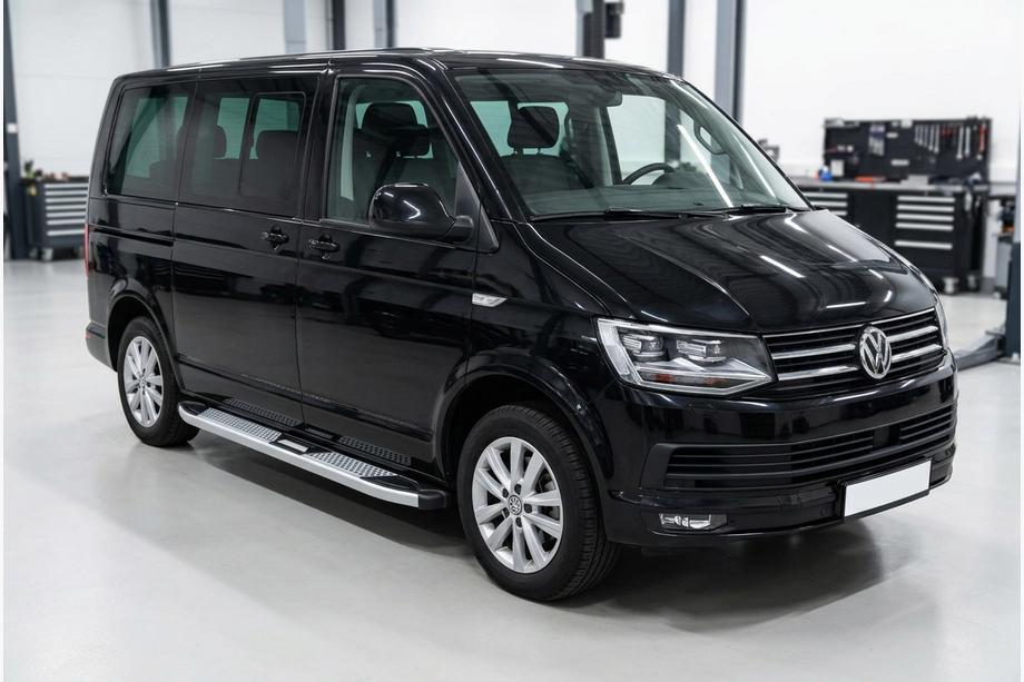 Volkswagen T6 2015–2024 Mevsim Grey side steps (2 stuks, aluminium) Korte wielbasis Image