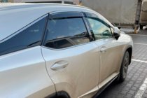Lexus RX 2016–2022 Raamwindschermen met chroomstrip LONG (4 st., HIC) foto 2