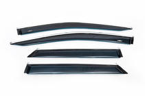 Lexus RX 2016–2022 Raamwindschermen met chroomstrip LONG (4 st., HIC) foto 4