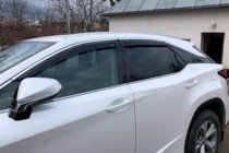 Lexus RX 2016–2022 Winddeflectors met chroomstrip Short (4 stuks, HIC) foto 4