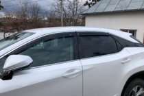 Lexus RX 2016–2022 Winddeflectors met chroomstrip Short (4 stuks, HIC) foto 2