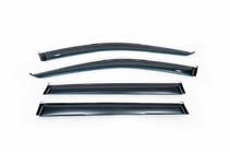 Jeep Cherokee KL 2013– Raamdeflectors met chroomstrip (4 stuks, HIC) foto 2