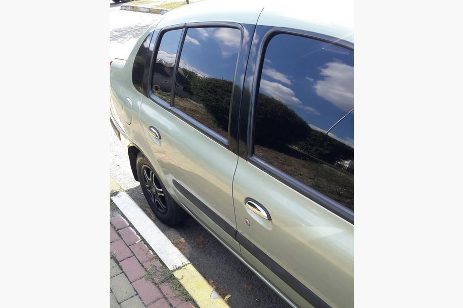 Renault Symbol 1999–2008 RVS deurgreep covers 4 stuks, OmsaLine - Italiaans roestvrij staal Foto 3