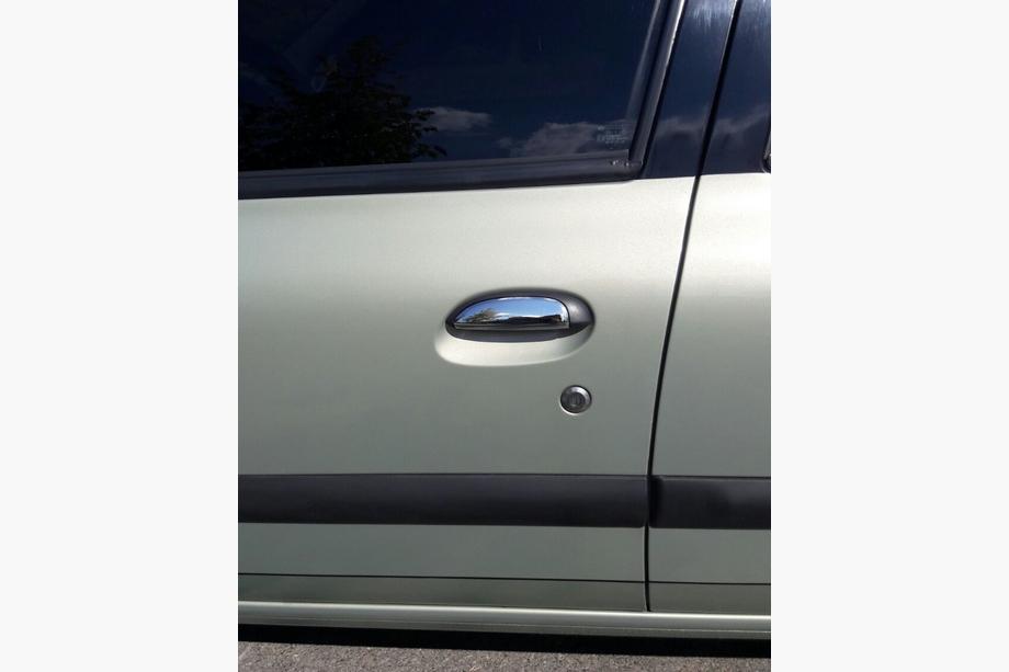 Renault Symbol 1999–2008 RVS deurgreep covers 2 stuks, Carmos - Turks staal Image