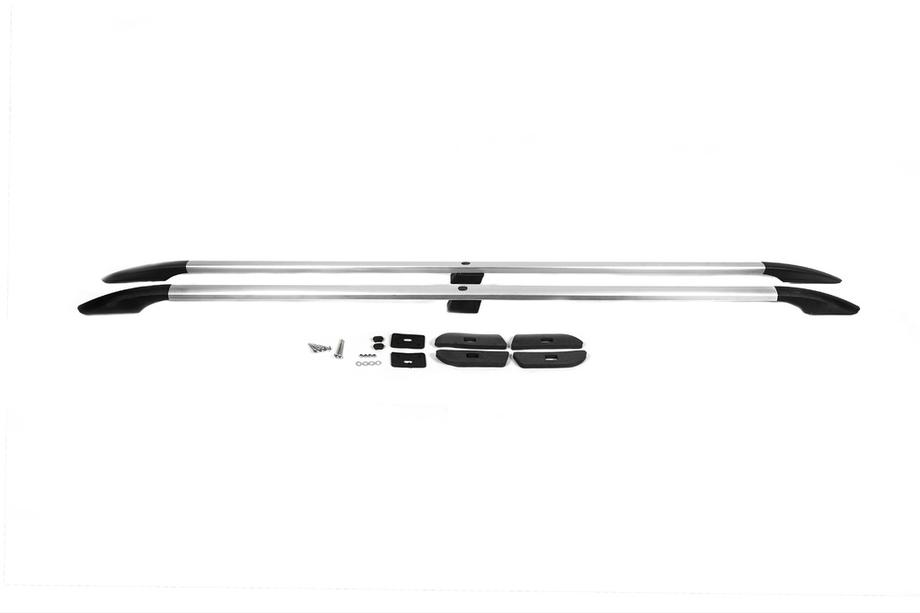 Ford Connect 2014–2021 Dakrails chroom Standaard basis, metalen voeten Foto 19