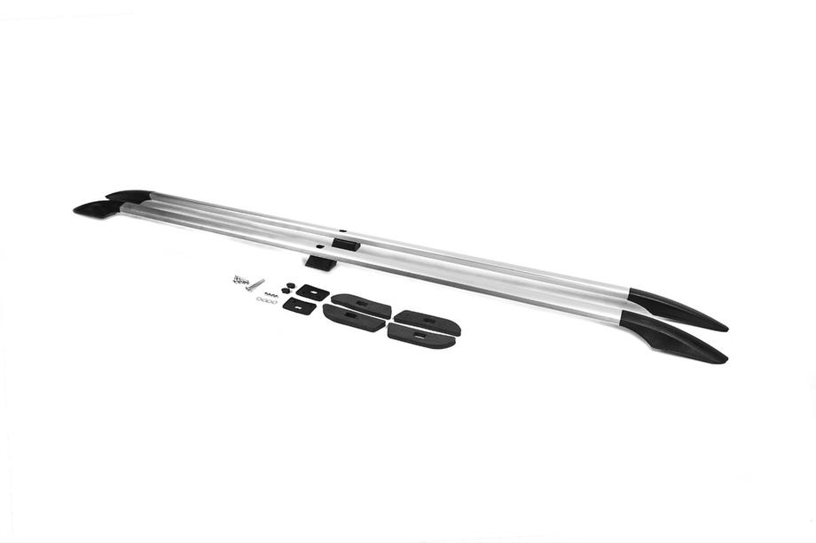 Ford Connect 2014–2021 Dakrails chroom Standaard basis, metalen voeten Foto 2