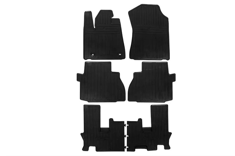 Toyota Sequoia 2007–2022 Rubberen vloermatten voor het interieur (3 rijen, Stingray Premium) Image