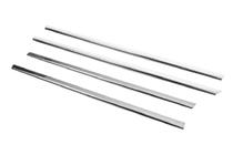 Ford Fusion 2002–2012 Buitenste raamlijsten (set 4 stuks, RVS) OmsaLine - Italiaans roestvrij staal foto 3