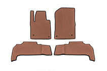 Toyota Land Cruiser 200 2007–2021 Polyurethaan automatten (2007-2012, EVA, baksteenrood) foto 1