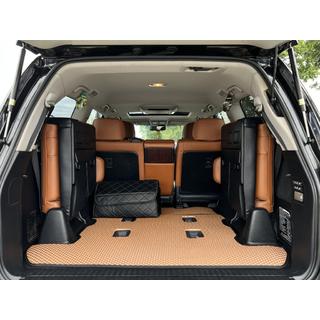 Kofferbakmat 2 stuks (EVA, 7-zits, baksteenrood) Lexus LX570/450d 2008–2022 foto 1