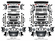 Suzuki Jimny 2018– G-class-design G63 bodykit set 3-deurs auto foto 4