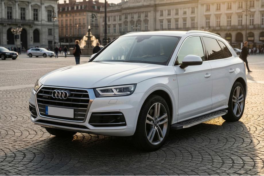Audi Q5 2017–2025 BlackLine side steps (2 stuks, aluminium) Image