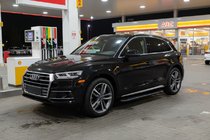 Audi Q5 2017–2025 Bosphorus Black side steps (2 st., aluminium) foto 1