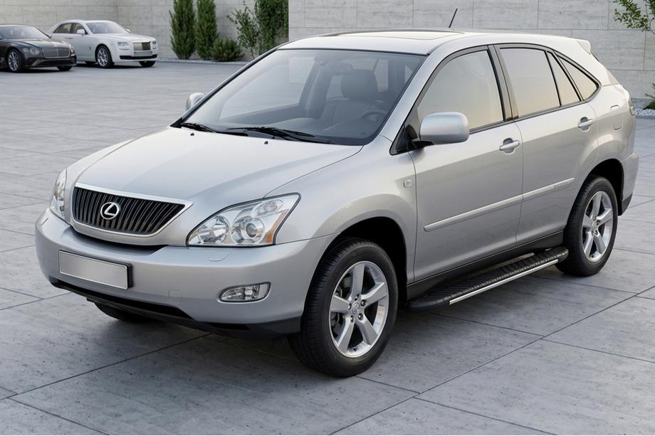 Lexus RX 2003–2009 Side steps Bosphorus Grey (set van 2, aluminium) Image