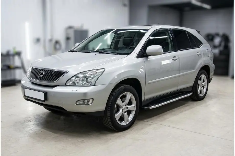 Lexus RX 2003–2009 Fullmond side steps (2 stuks, aluminium) Image