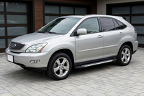 Lexus RX 2003–2009 Side steps Line (2 stuks, aluminium) foto 1