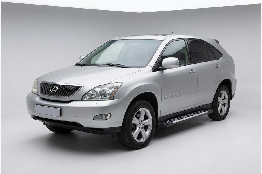 Lexus RX 2003–2009 Sunrise side steps (set van 2, aluminium) Image