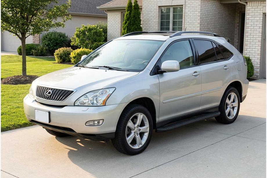 Lexus RX 2003–2009 Tayga Black zijtreden (set van 2, aluminium) Foto 1