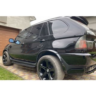 Side steps Bosphorus Black (2 stuks, aluminium) BMW X5 E53 1999–2006 foto 1