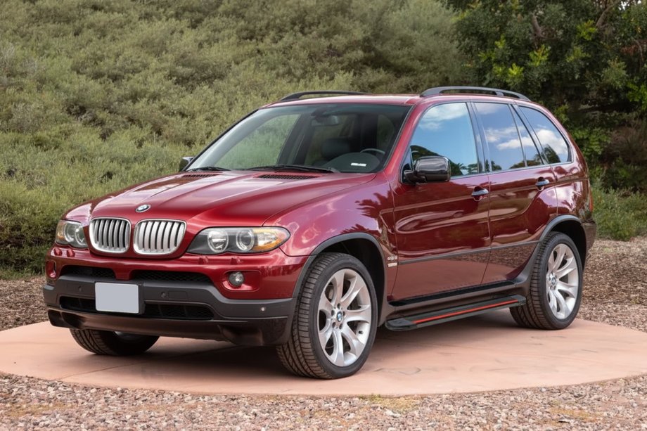 BMW X5 E53 1999–2006 Zijsteps Maya Red (2 stuks, aluminium) Image