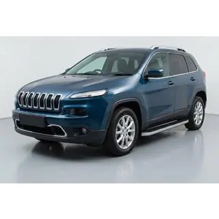 Side steps Tayga Grey (2 stuks, aluminium) Jeep Cherokee KL 2013– foto 1