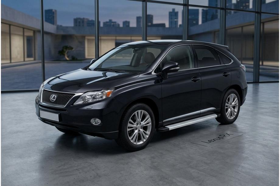 Lexus RX 2009–2015 Maya V2 side steps (2 stuks, aluminium) Image