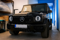 Mercedes G-klasse W463 1990–2018 Voorgrille (GT Panamericana, zonder chroom) foto 1