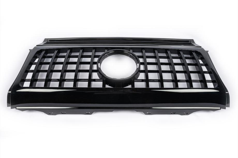 Mercedes G-klasse W463 1990–2018 Voorgrille (GT Panamericana, zonder chroom) Volledig zwart Foto 7
