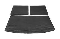 Audi Q7 2005–2015 Kofferbakmat, 3-delig (EVA, zwart) (7-zits) foto 5