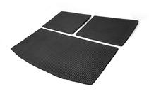 Audi Q7 2005–2015 Kofferbakmat, 3-delig (EVA, zwart) (7-zits) foto 6