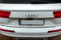 Audi Q7 2015–2026 RVS sierlijst voor achterbumper Carmos (RVS) foto 4