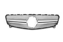 Mercedes A-Klasse W176 2012–2018 AMG Silver grille voorzijde (2015-2018) foto 2