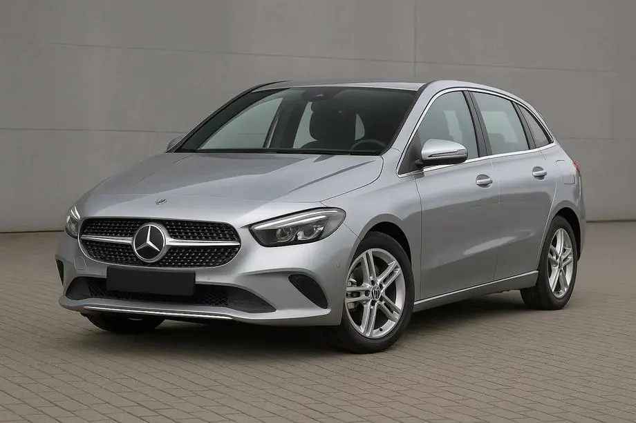 Mercedes B-Klasse W247 2019– Voorgrille Diamond Silver (voor Base) Image