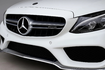 Mercedes C-klasse W205 2014–2021 Voorgrille in C63-design (voor Avantgarde/AMG-Line/C43 AMG) foto 1