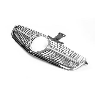 Voorgrille Diamond Silver (voor C63) Mercedes C-klasse W204 2007–2015 foto 3