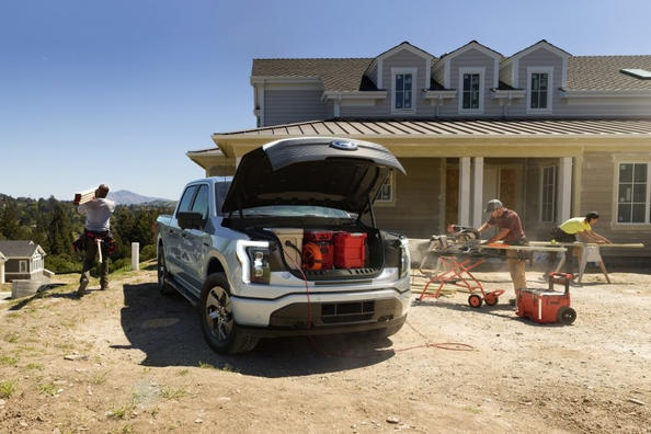 Ford presenteerde een elektrische variant van de F-150-pick-up