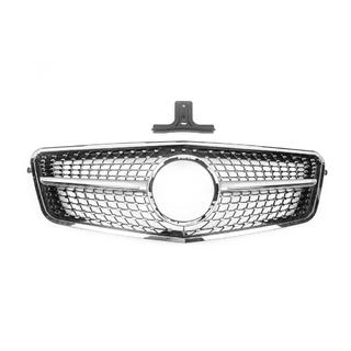Voorgrille Diamond Silver (2009-2012) Mercedes E-klasse W212 2009–2016 foto 2