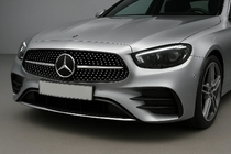 Mercedes E-class W213 2016–2023 Voorgrille Diamond Silver (AMG Line, 2020+) foto 1