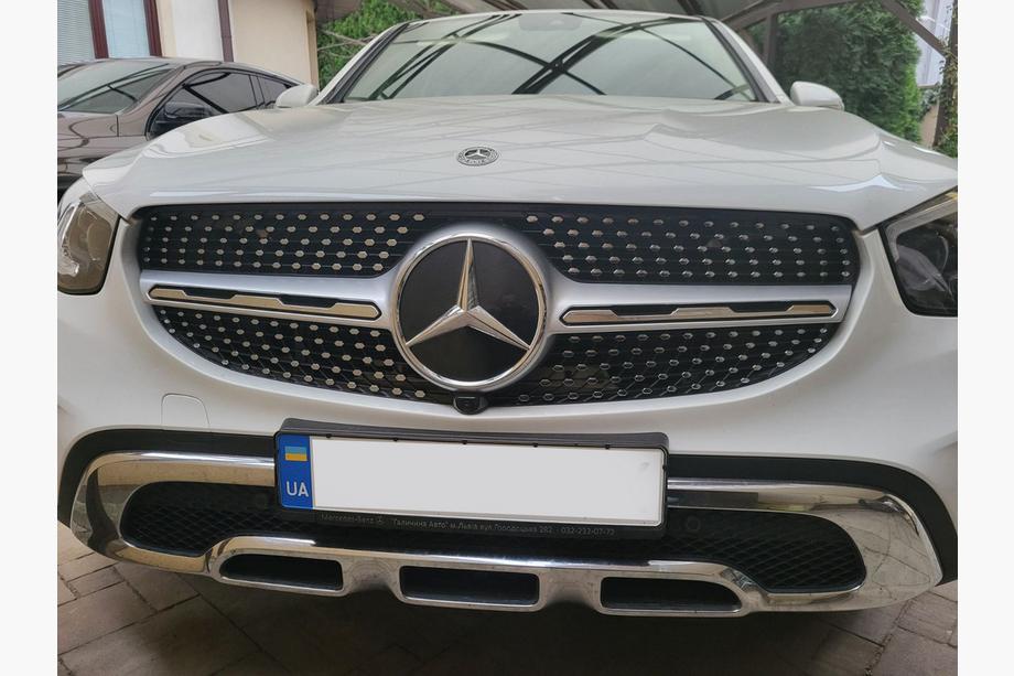 Mercedes GLC Coupé C253 2016–2023 Voorgrille Diamond Silver (voor Base 2019-2022) Image