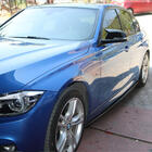 BMW 3 Serie F30/F31 2012–2019 Sideskirt covers EuroCap (voor M-Sport sideskirts, hoogglans zwart) foto 8